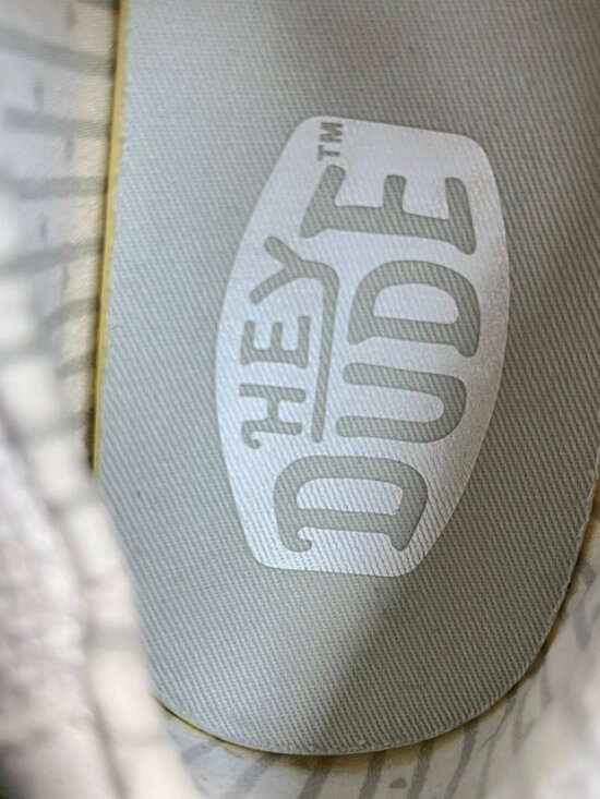 Hey Dude Wally Stretch Sox Mens Size 8 White Athletic Walking Slip On Shoes main image 9